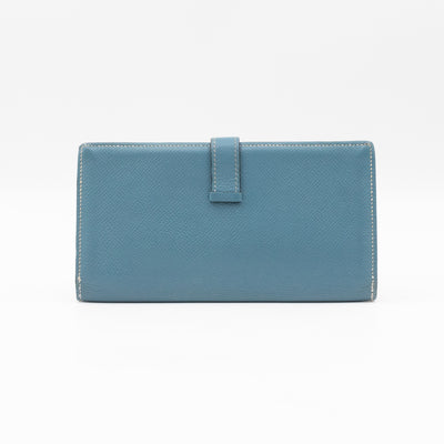 Bearn Wallet Bleu Jean Leather