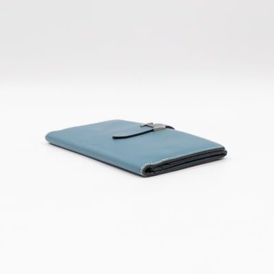 Bearn Wallet Bleu Jean Leather