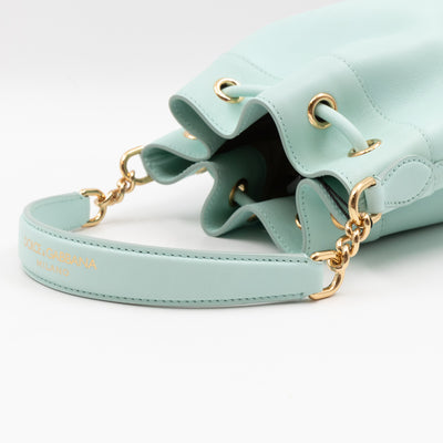 DG Bucket Bag Millennials Light Blue Leather