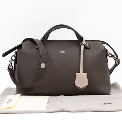 By The Way Medium Carbone Leather