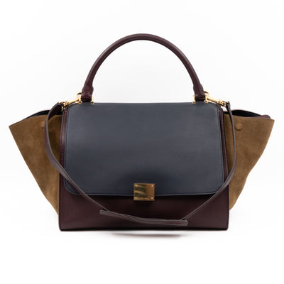 Trapeze Medium Tricolor Leather