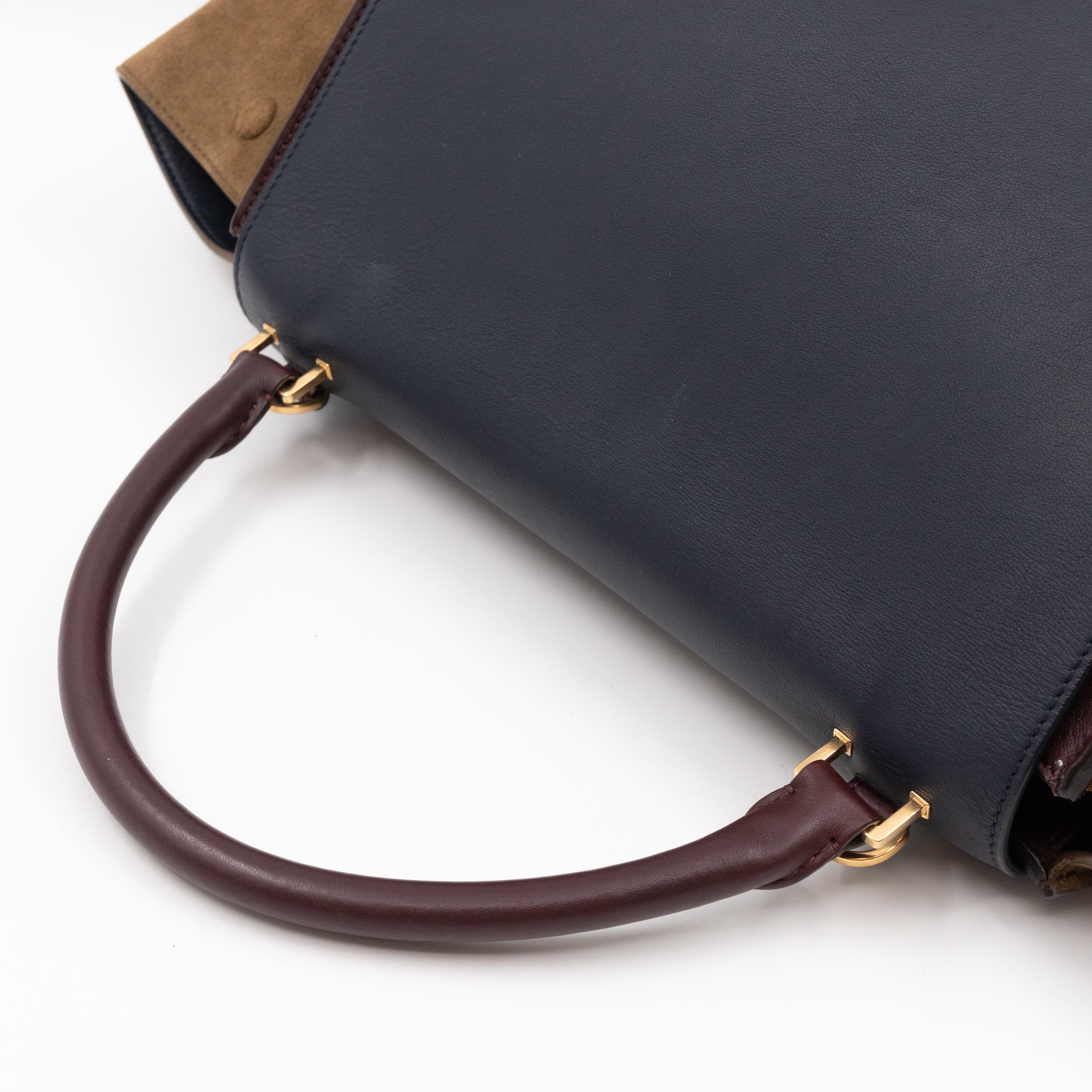 Trapeze Medium Tricolor Leather