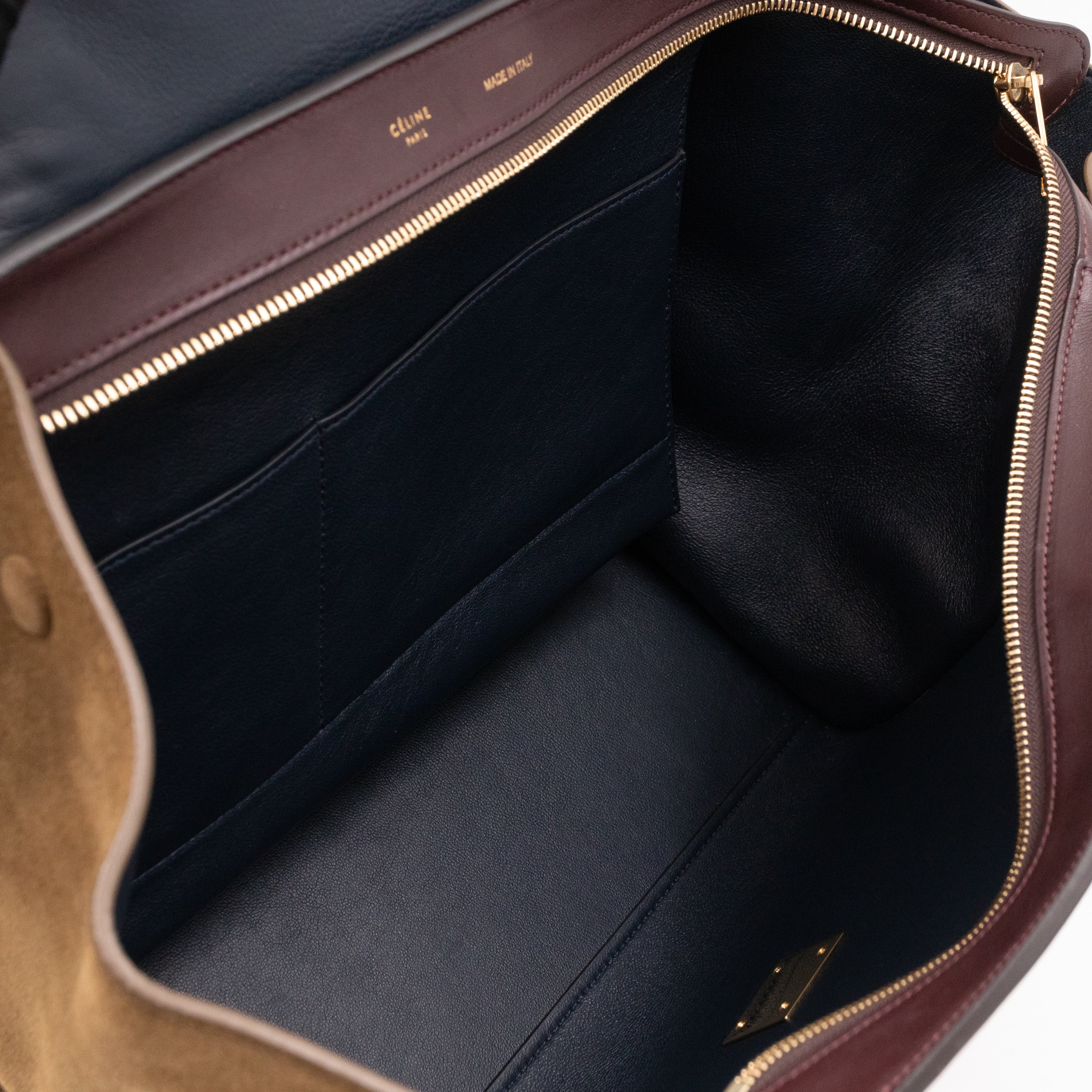 Trapeze Medium Tricolor Leather