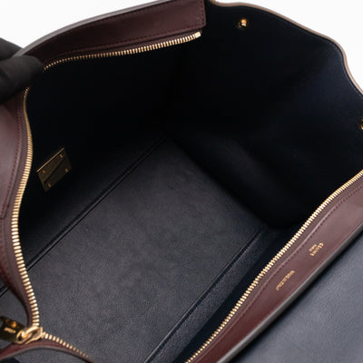 Trapeze Medium Tricolor Leather