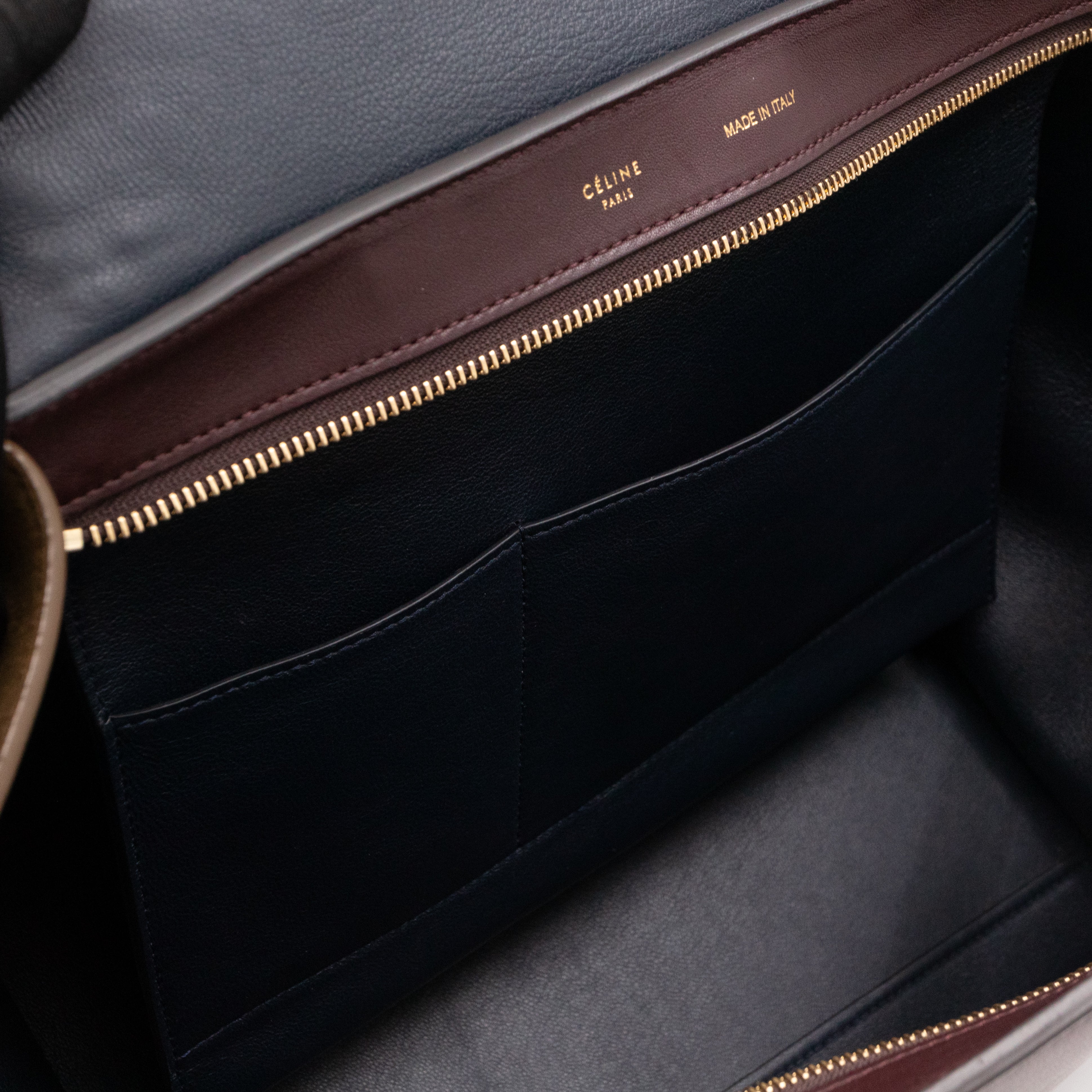 Trapeze Medium Tricolor Leather