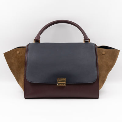 Trapeze Medium Tricolor Leather