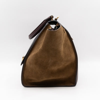 Trapeze Medium Tricolor Leather