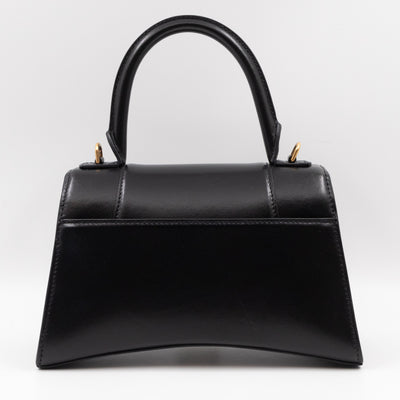 Hourglass Small Bag Box Black Calfskin