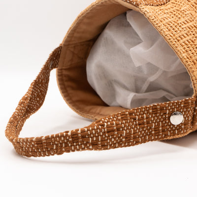 Saxo PM Tote Woven Straw