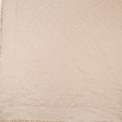 Monogram Shawl Beige