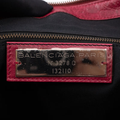 Work Bag Burgundy Leather