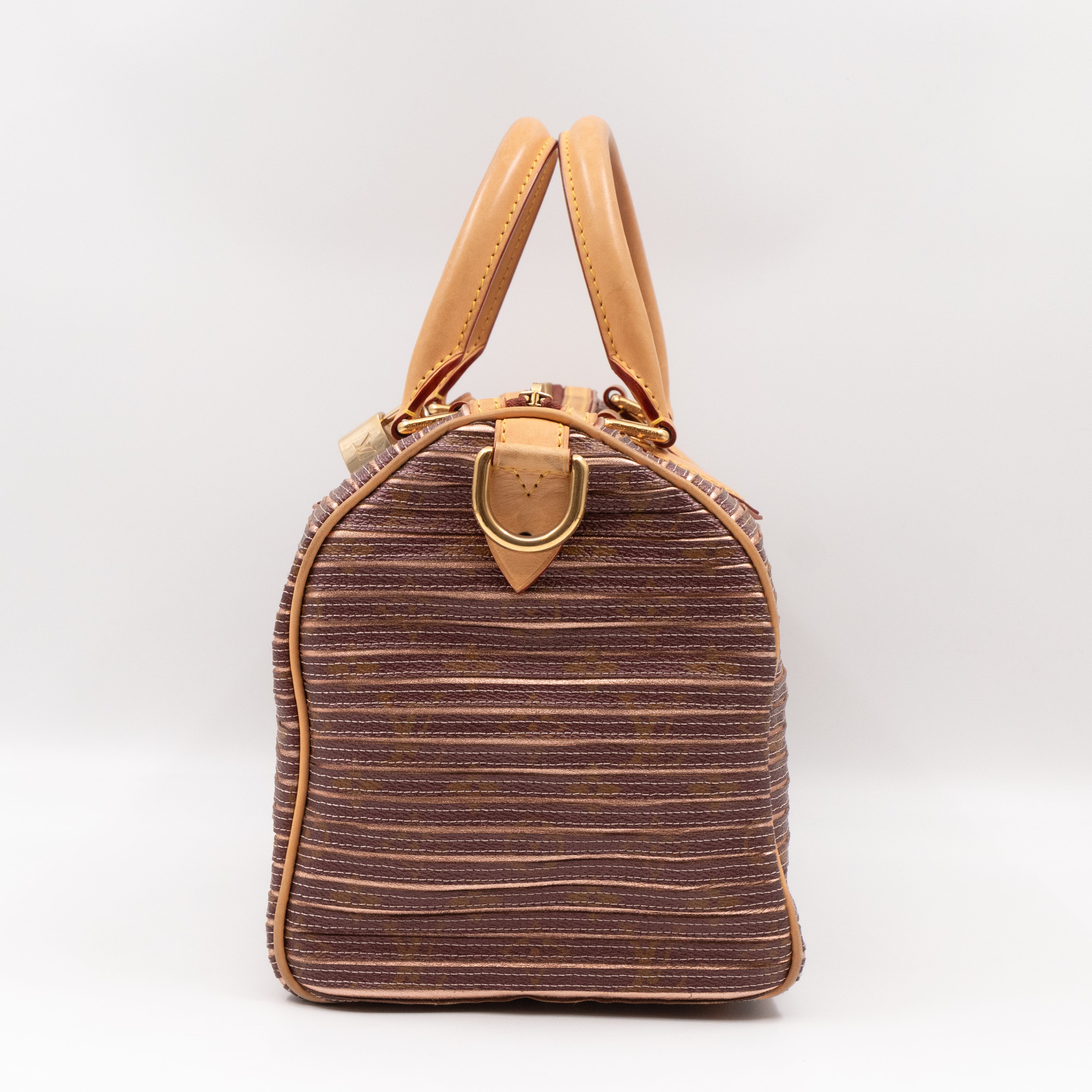 Speedy 30 Bandouliere Monogram Eden Peche
