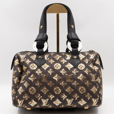Speedy 28 Monogram Eclipse Gold Sequins