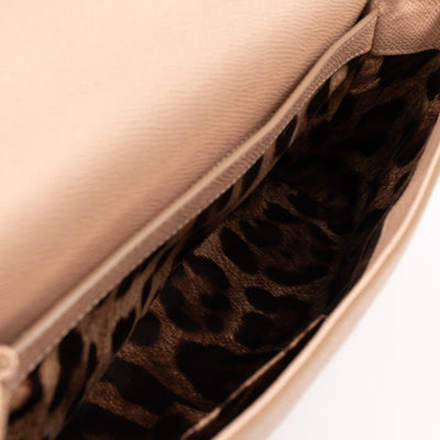 Miss Sicily East West Beige Leather