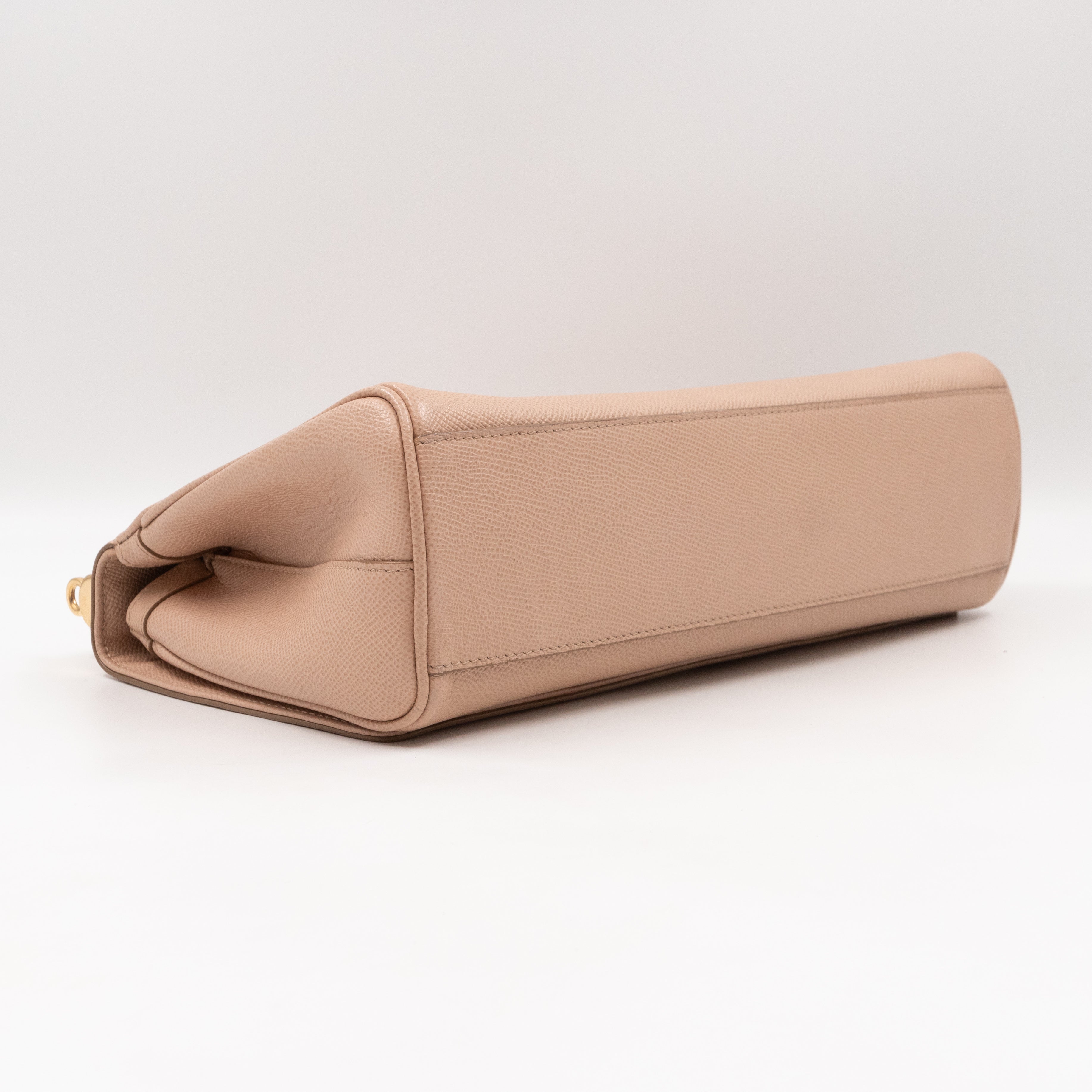 Miss Sicily East West Beige Leather