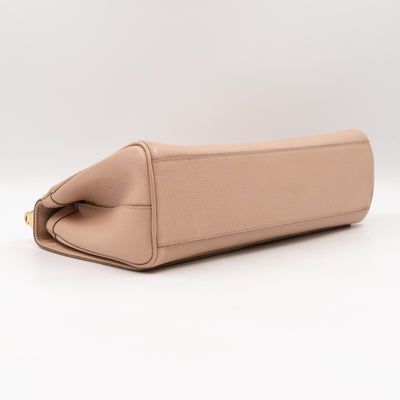 Miss Sicily East West Beige Leather