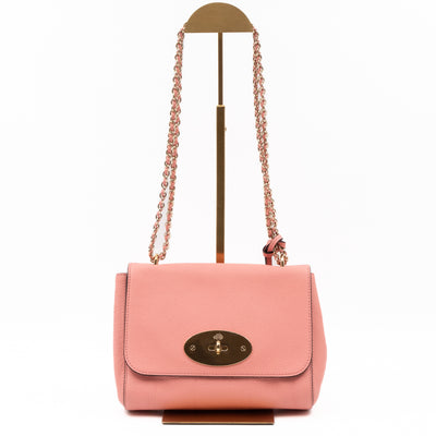 Lily Small Pink Leather Gold