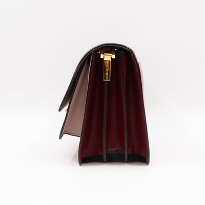 Trunk Bag Mini Pink Brown & Burgundy Leather