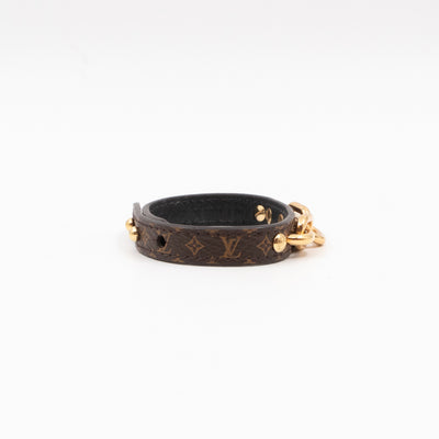 Twist The Chain Leather Bracelet Monogram