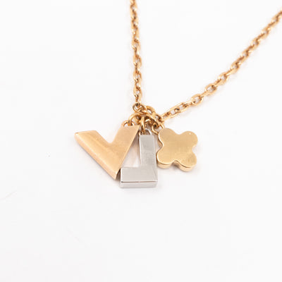 Love Letters Pendant Gold Necklace