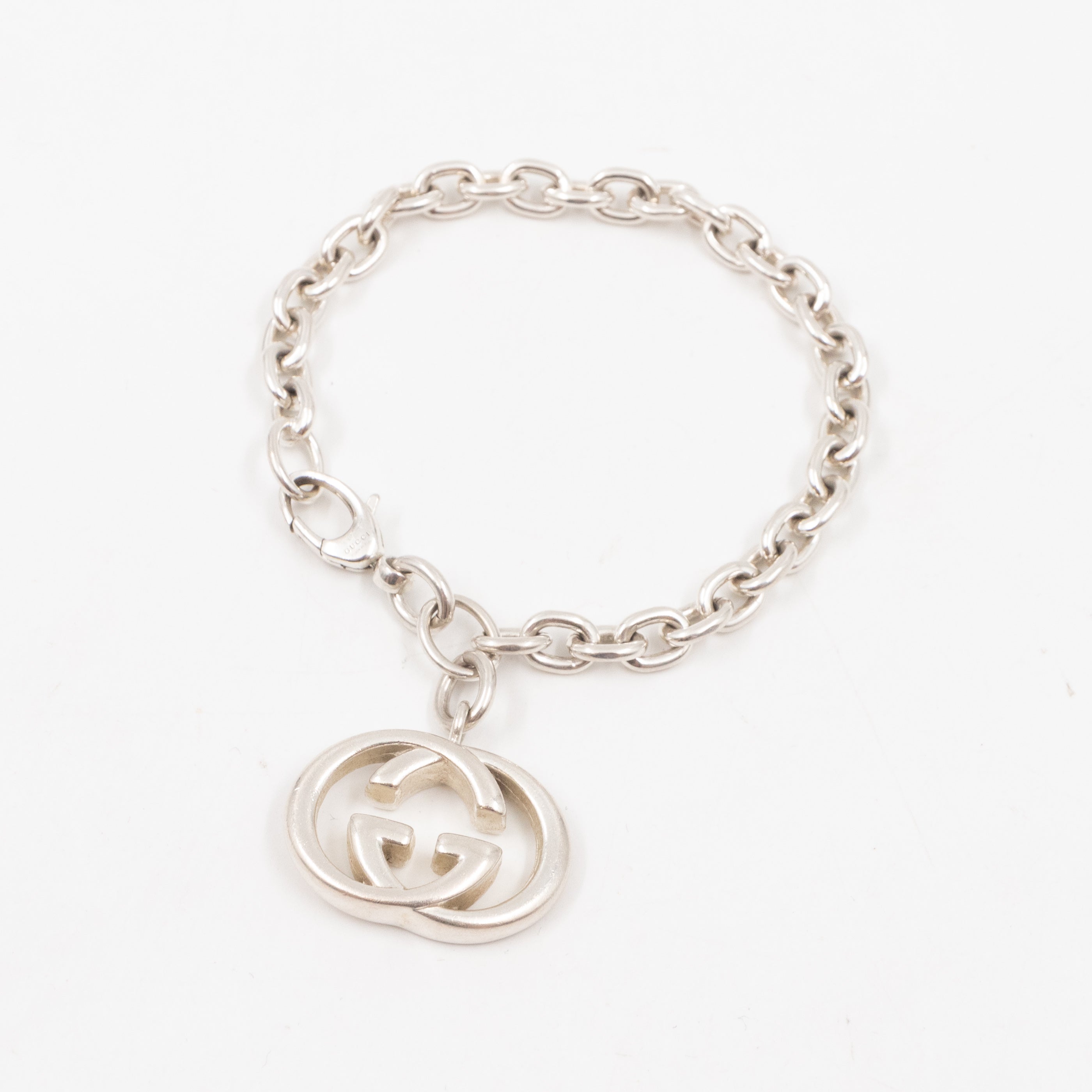 Interlocking G Bracelet 925 Sterling Silver