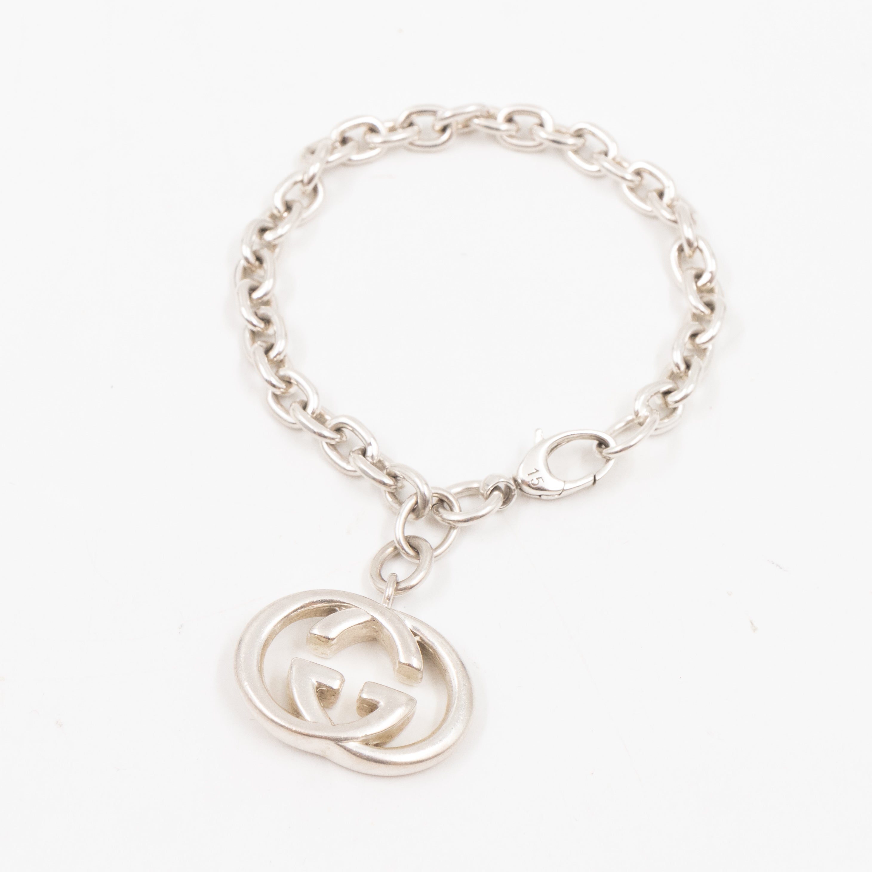 Interlocking G Bracelet 925 Sterling Silver