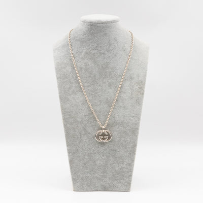 Interlocking G Sterling Necklace 925 Silver