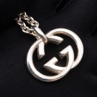 Interlocking G Sterling Necklace 925 Silver