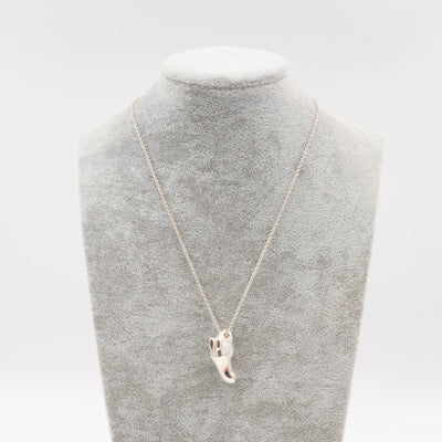 Horse Head Pendant Necklace 925 Silver