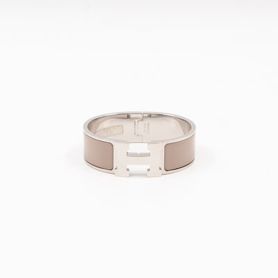 Clic Clac H Bracelet GM Marron Glace & Silver