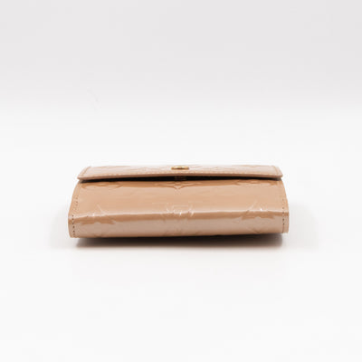 Elise Wallet Noisette Vernis
