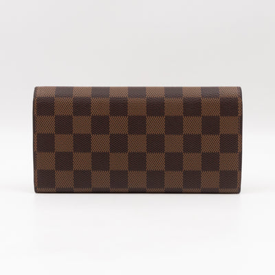 Emilie Wallet Damier Ebene Rose Ballerine