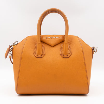 Antigona Mini Orange Leather