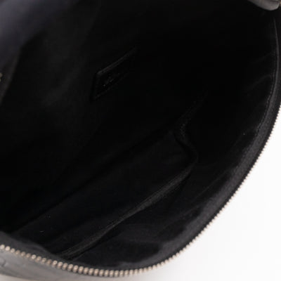 Urban Belt Bag Black Croc Embossed Leather
