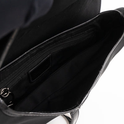 Vintage Saddle Bag Black Nylon