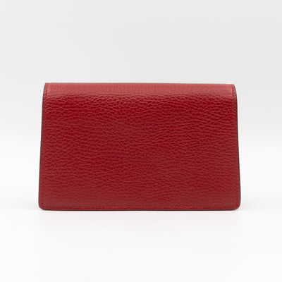 Dionysus Super Mini Red Leather