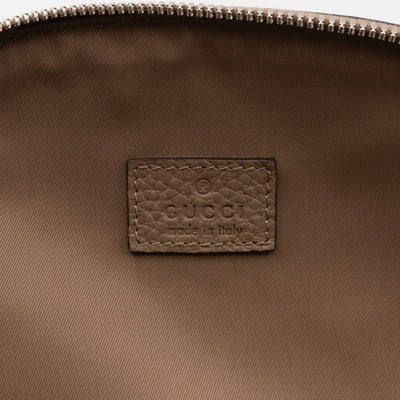 Toiletry Case Small Jumbo GG Embossed Good Taupe