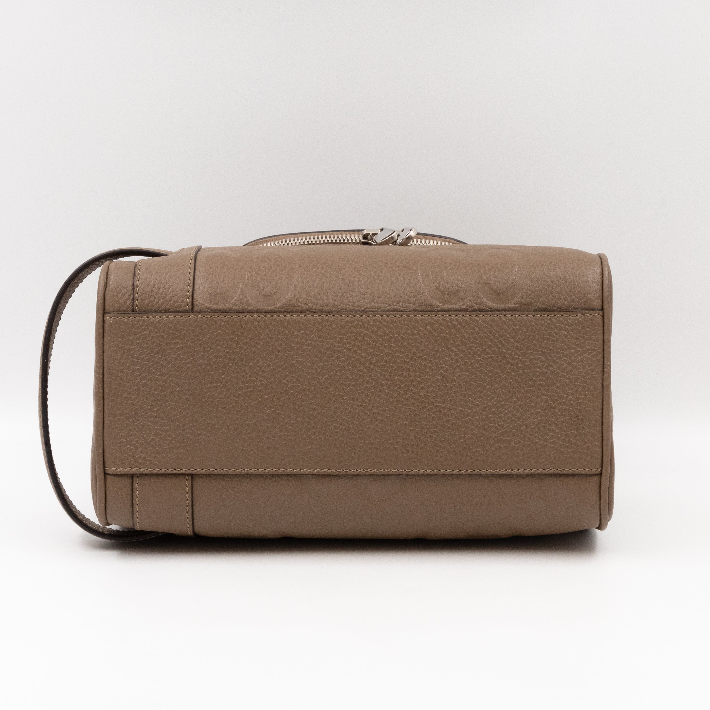 Toiletry Case Small Jumbo GG Embossed Good Taupe