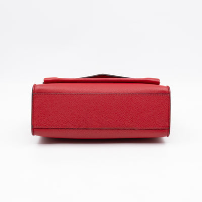 MyLockMe BB Chain Bag Red Leather