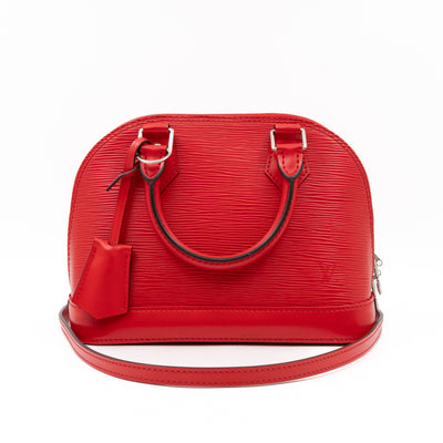 Alma BB Red Epi Leather