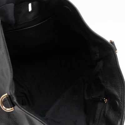 Hetty Hobo Bag Black Leather with Wallet