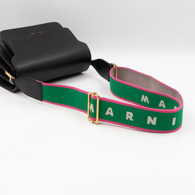 Trunk Bag Medium Black Leather