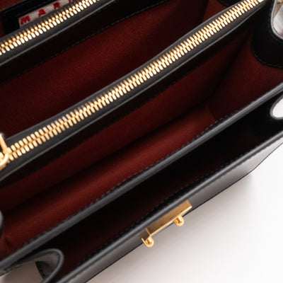 Trunk Bag Medium Black Leather