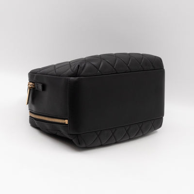 Trendy CC Bowling Bag Black Leather