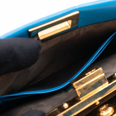 Peekaboo Micro Royal Blue Nappa Leather