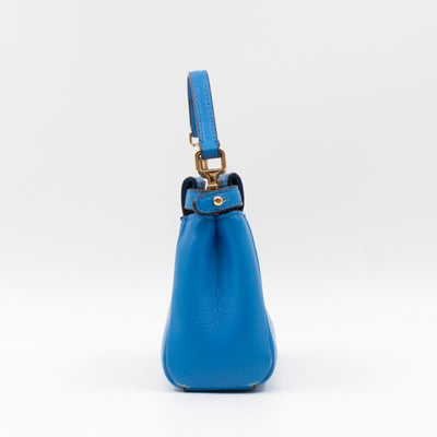 Peekaboo Micro Royal Blue Nappa Leather