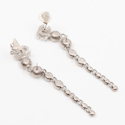 CC Long Drop Cuff Crystal Earrings