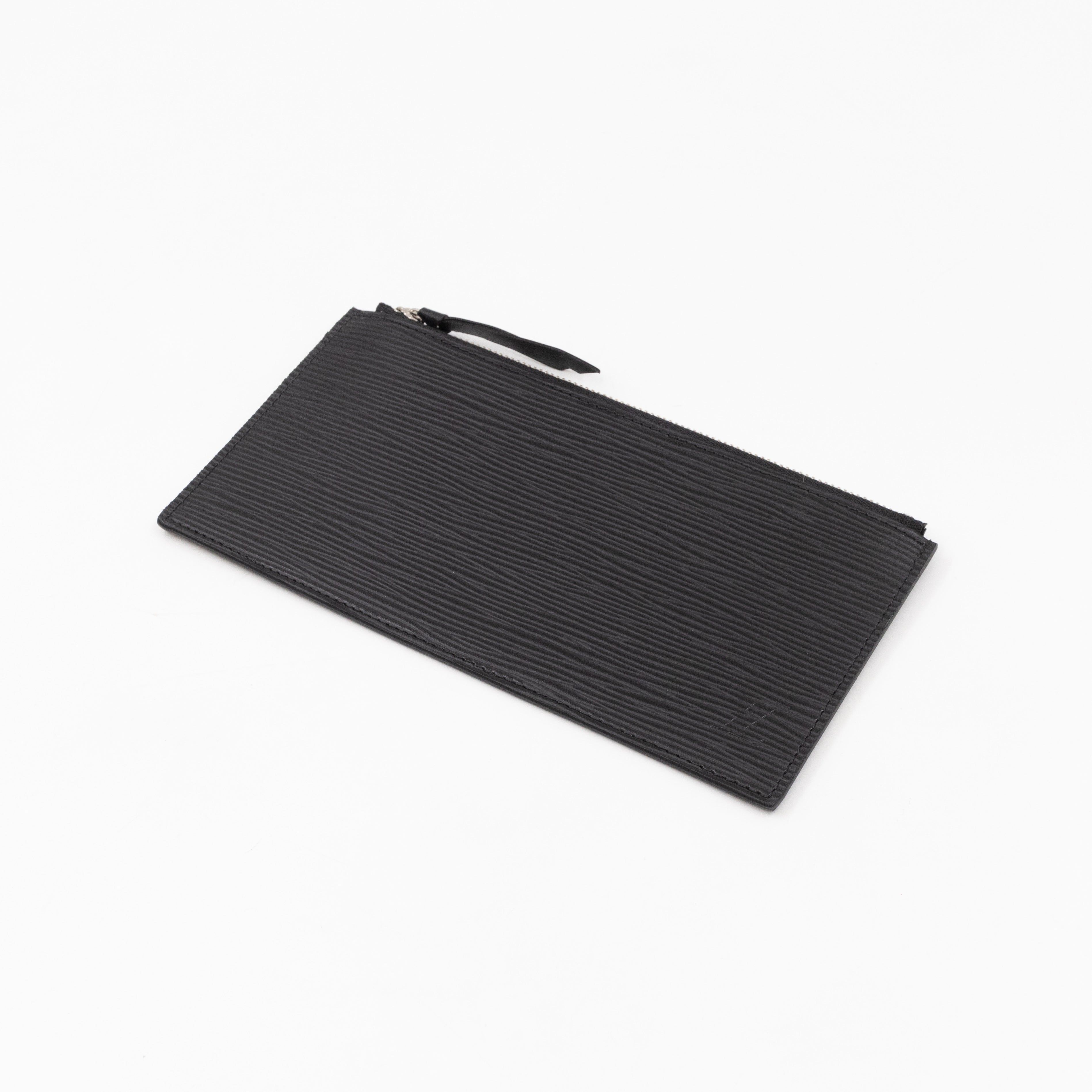 Pochette Felicie Black Epi Leather