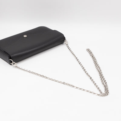 Pochette Felicie Black Epi Leather