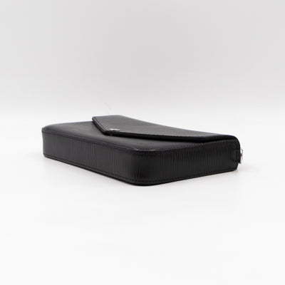 Pochette Felicie Black Epi Leather